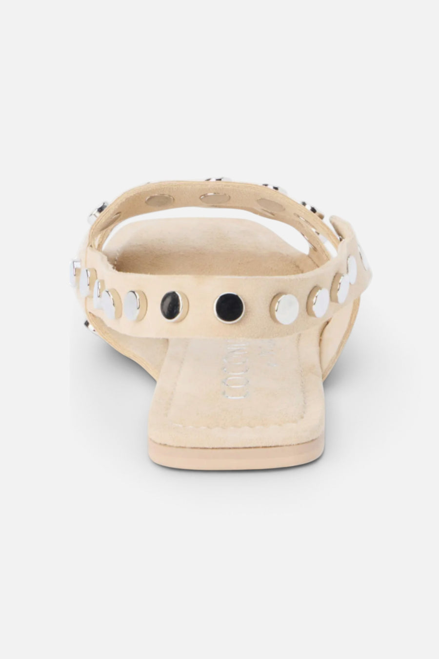 Matisse Kira Natural Strap Sandal in Natural Suede – back view