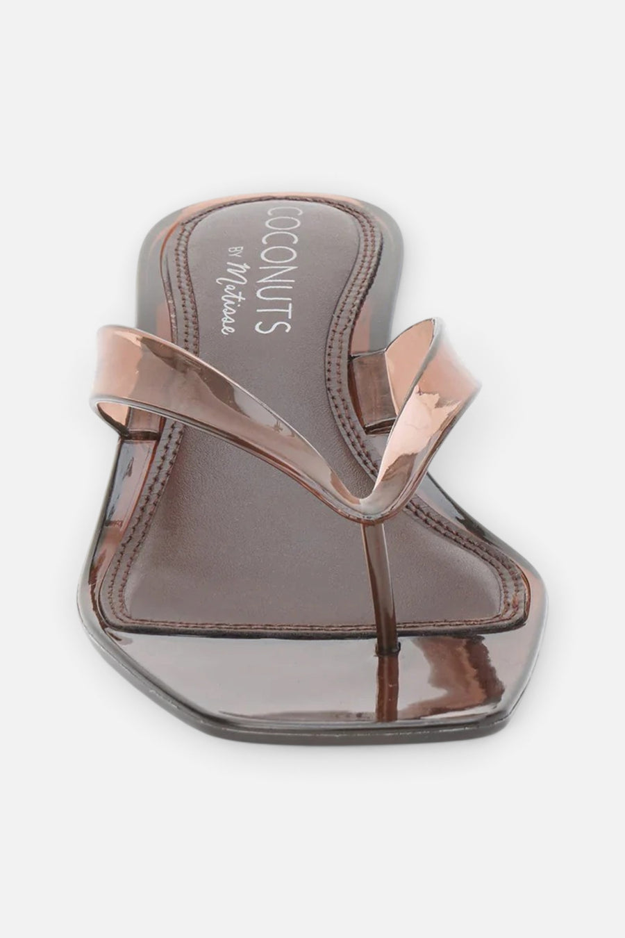 Matisse Margo Jelly Heeled Sandal in Brown – alternate