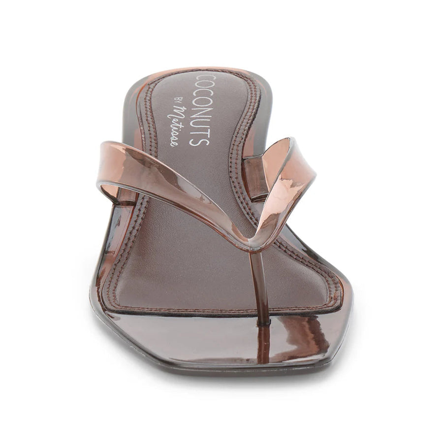 Matisse Margo Jelly Heeled Sandal in Brown – alternate