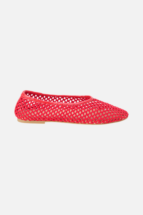 Matisse Marta Woven Flat in Red