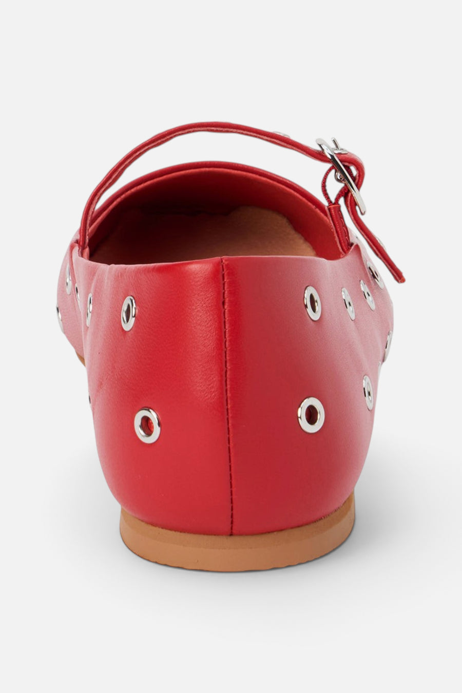Matisse Mick Ballet Flat in Red – flat lay