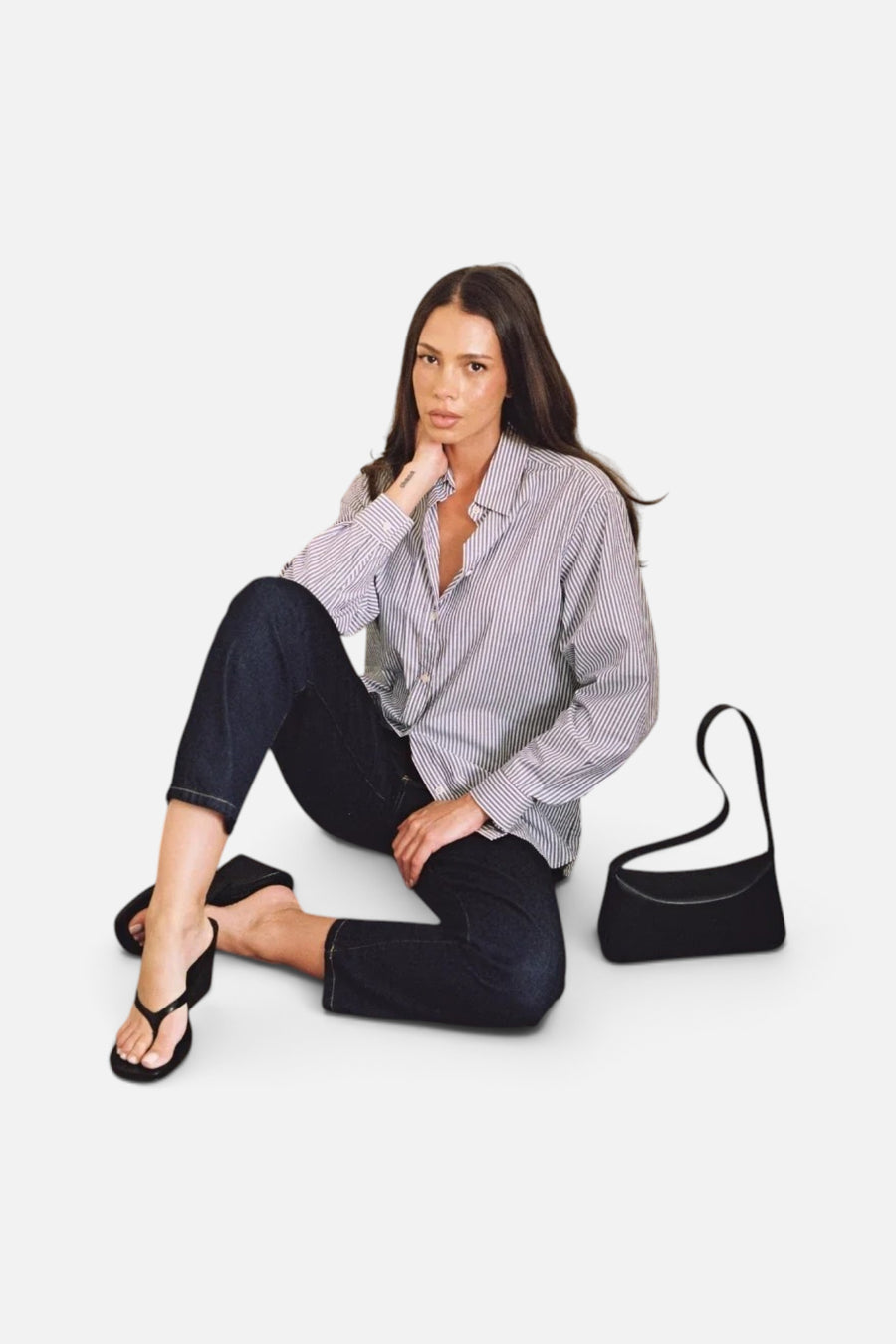 Matisse Murphy Wedge Sandal in Black – side view