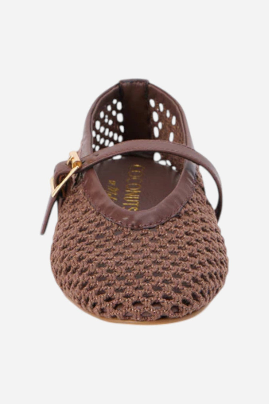 Matisse Nolita Ballet Flat in Chocolate – detail