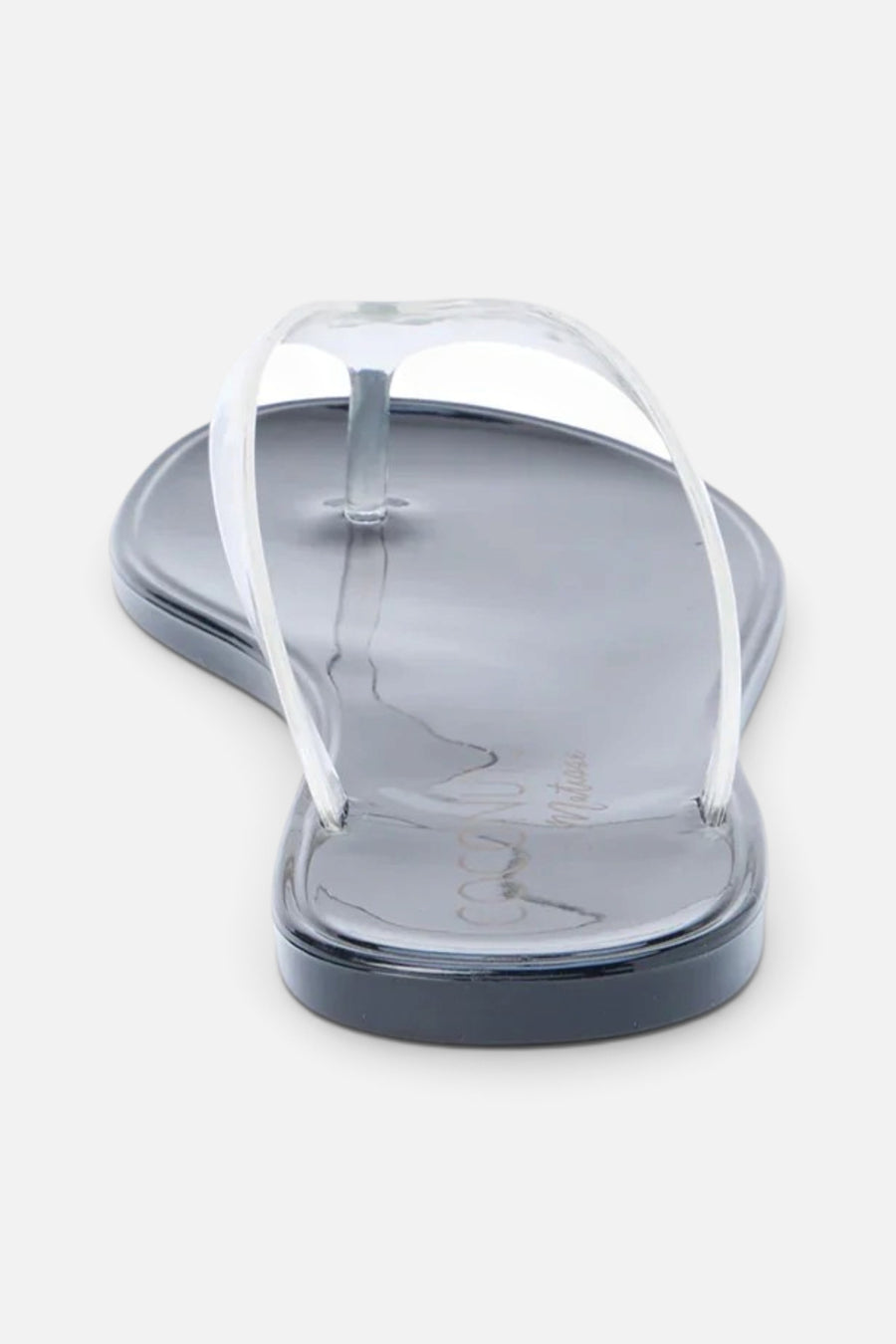 Matisse Olsen Flip Flop in Clear and Black – alternate