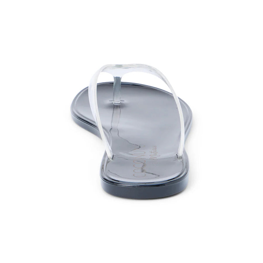 Matisse Olsen Flip Flop in Clear and Black – alternate