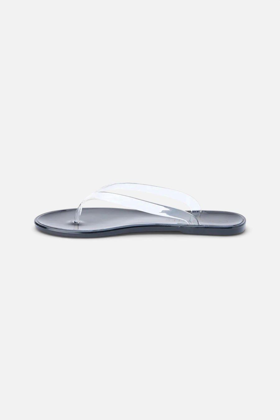 Matisse Olsen Flip Flop in Clear and Black – detail