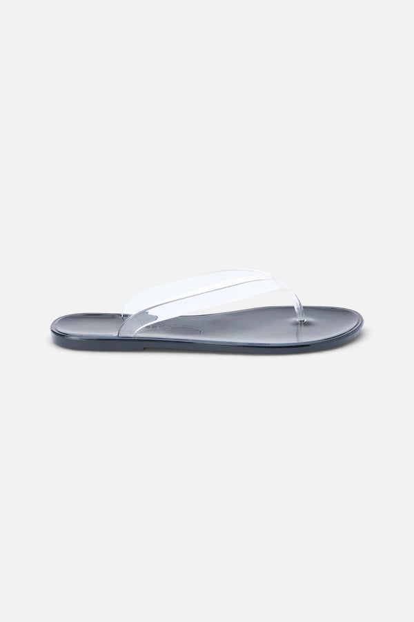 Matisse Olsen Flip Flop in Clear and Black