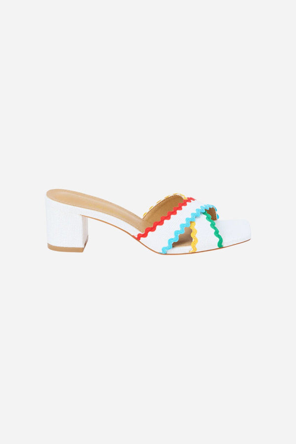 Matisse Principessa Heeled Sandal in White
