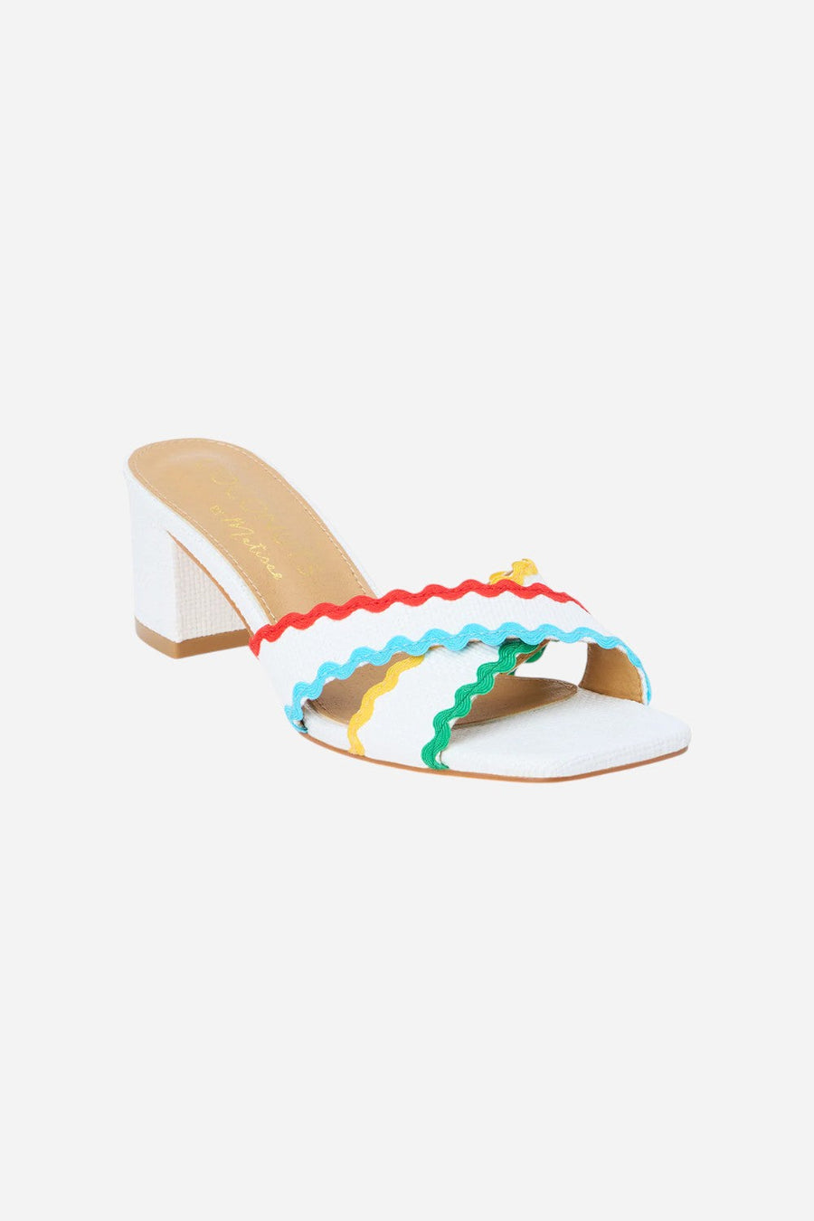 Matisse Principessa Heeled Sandal in White – side view