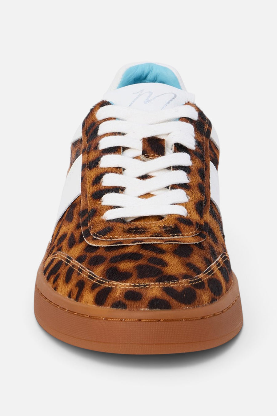 Matisse Quincy Low-Top Sneaker in Tan Leopard – detail