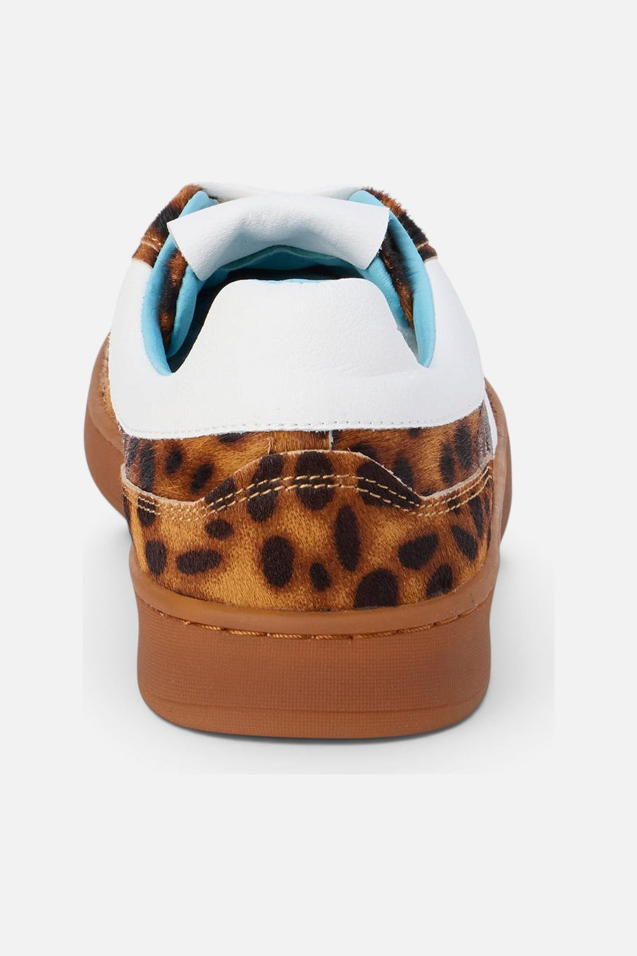 Matisse Quincy Low-Top Sneaker in Tan Leopard – back view