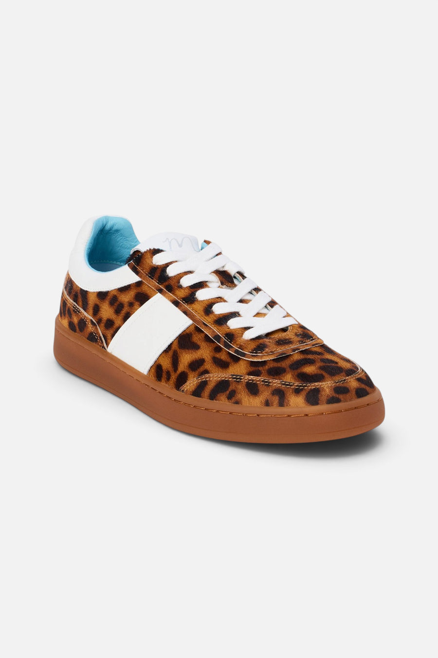 Matisse Quincy Low-Top Sneaker in Tan Leopard – side view