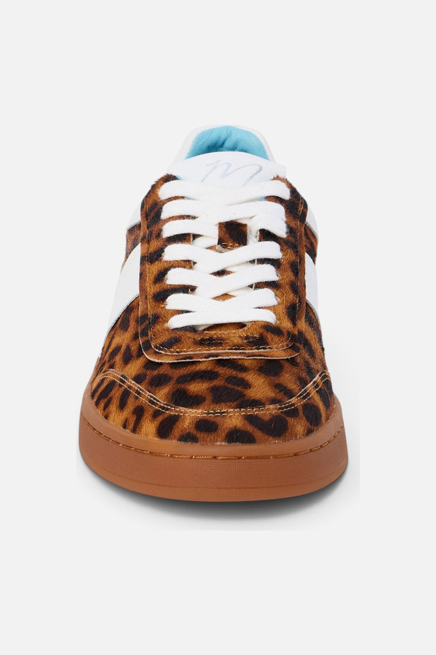 Matisse Quincy Low-Top Sneaker in Tan Leopard – front view