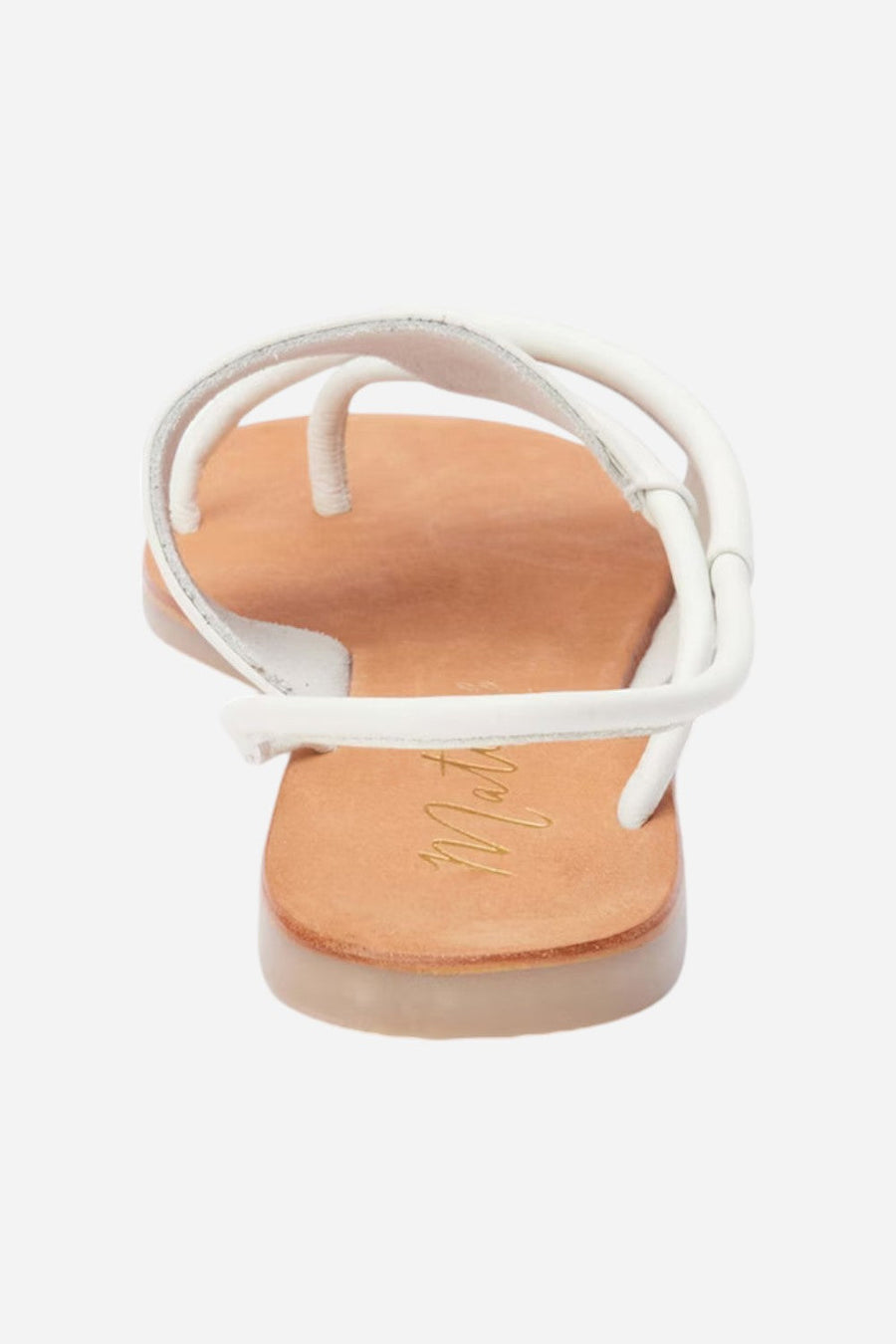 Matisse Shayla Sandals in White – flat lay
