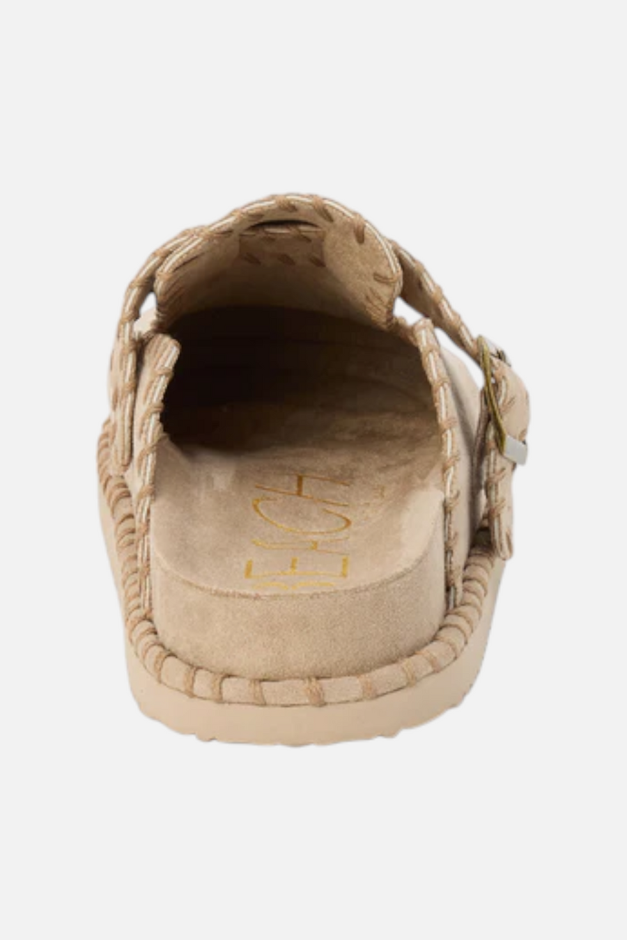 Matisse Women's Percy Clog in Taupe – flat lay