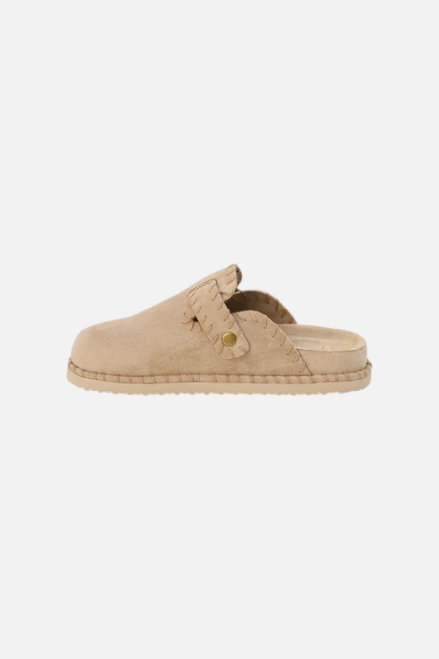 Matisse Women's Percy Clog in Taupe – side view