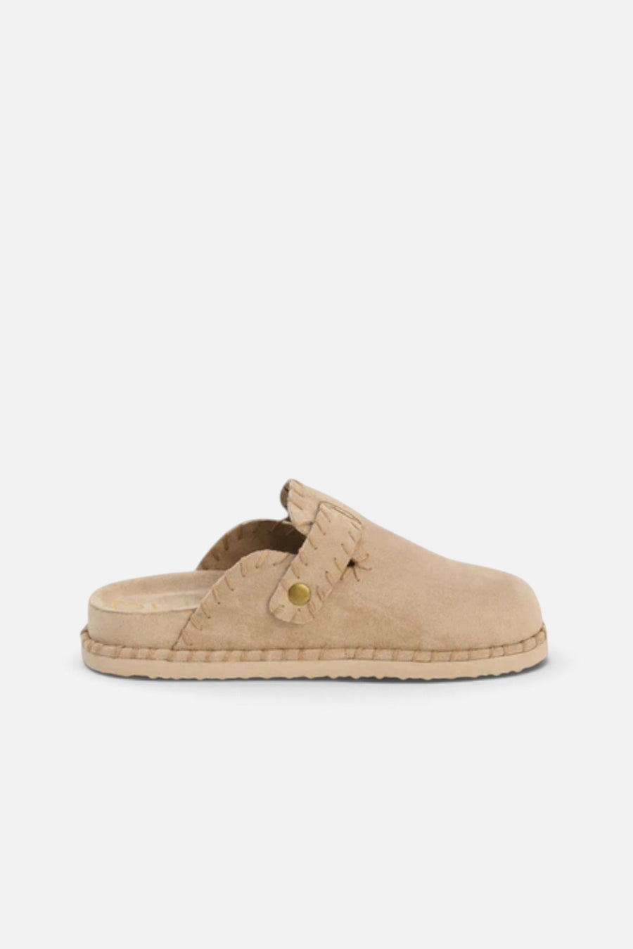 Matisse Women's Percy Clog in Taupe – side view