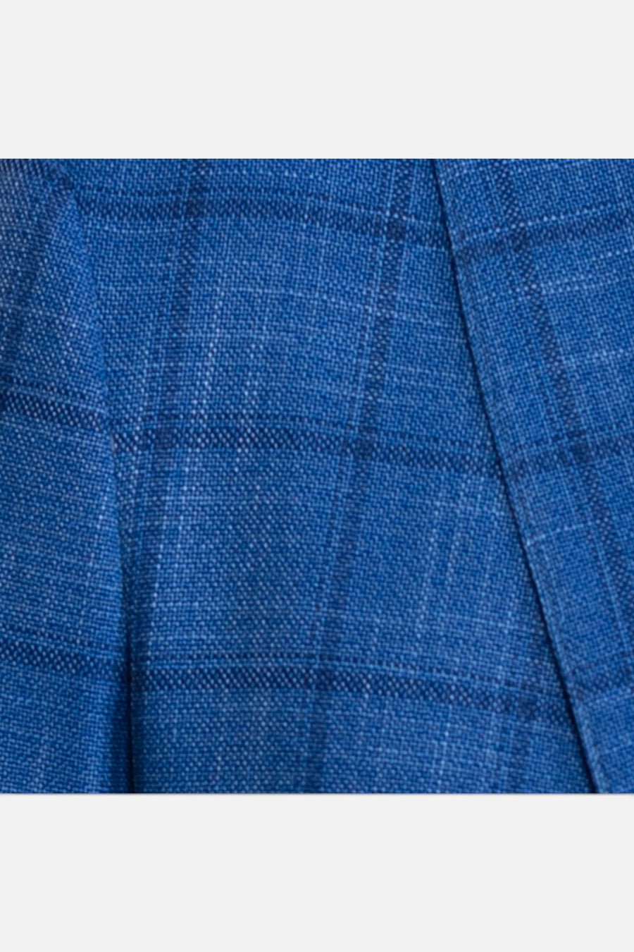Maverick Travel Blazer in Blue Windowpane – detail