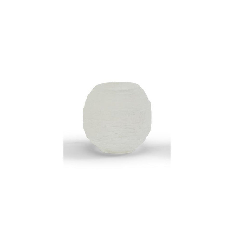 Medium Glacier Candle Holder – back view