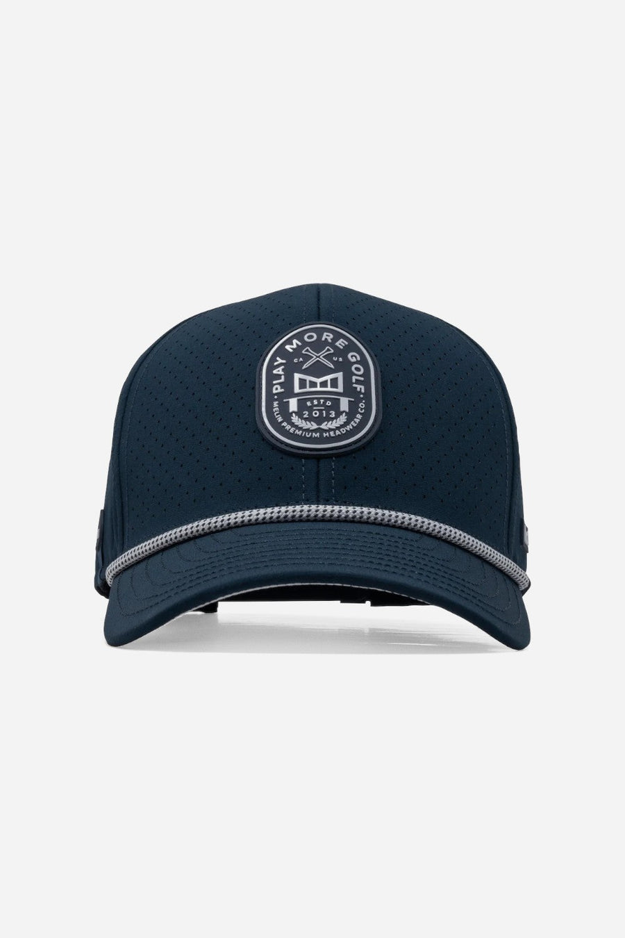 Melin A-Game Links Drive Hydro Hat in Navy/White – back view
