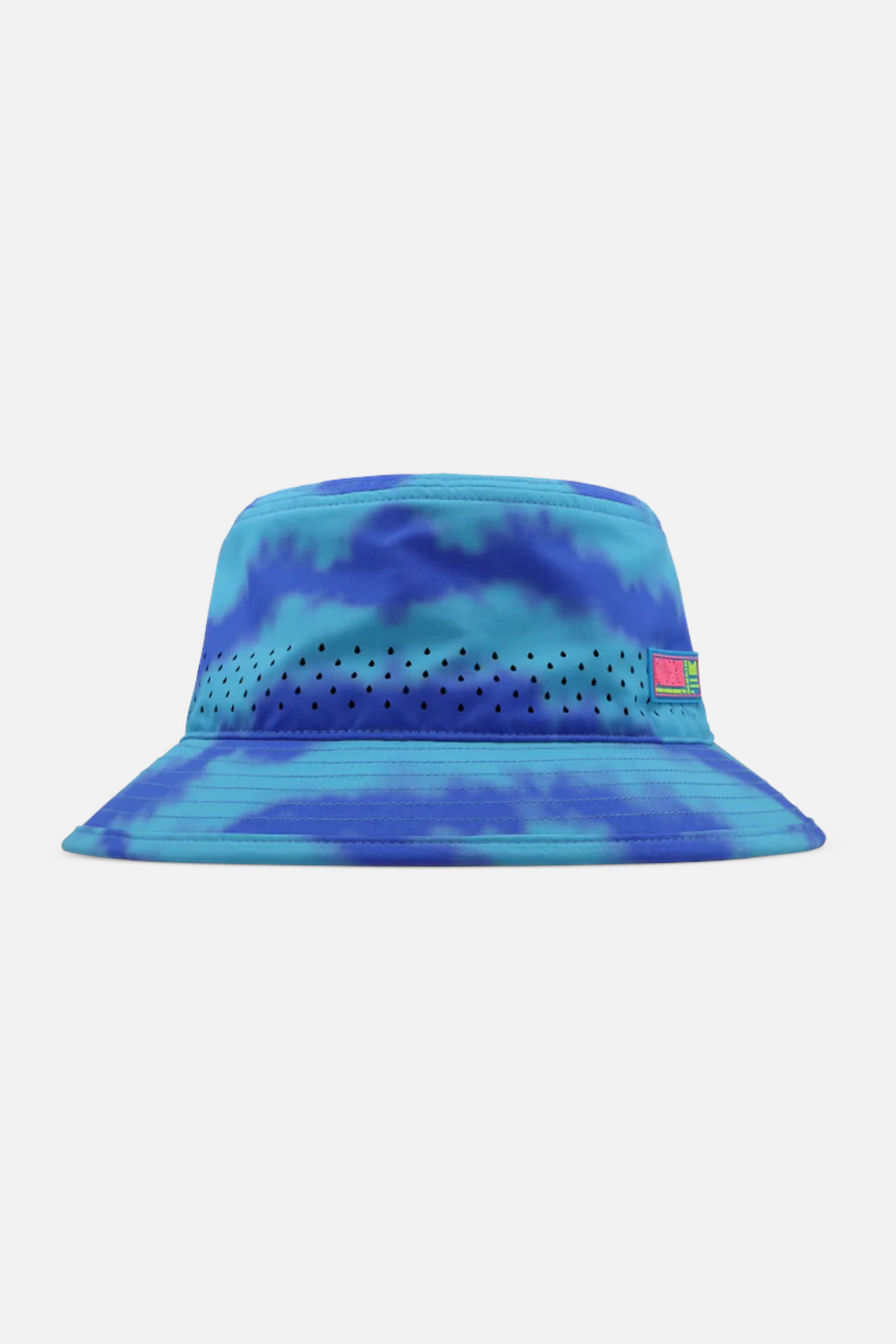 Melin Caddy Neon Tie Dye Hydro in Electric Blue – back view