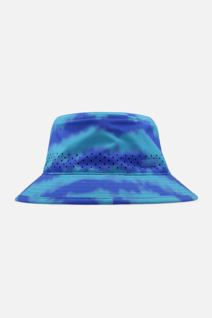 Melin Caddy Neon Tie Dye Hydro in Electric Blue – detail