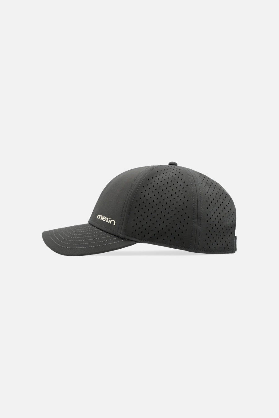 Melin Compass Hydro Cap in Faded Black – side view