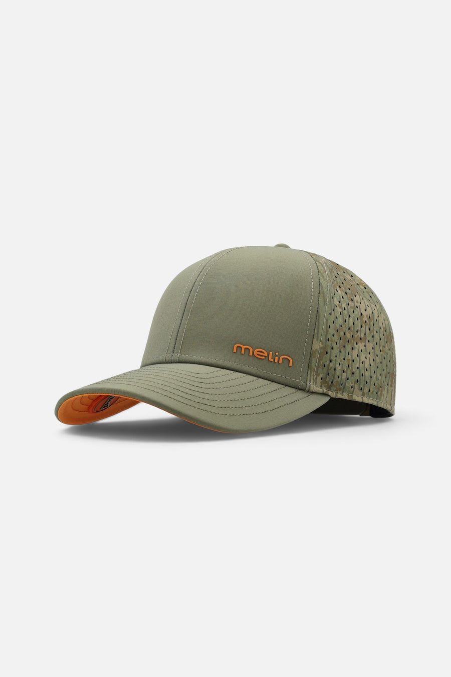 Melin Compass Hydro Hat in Military Rain Camo – front view