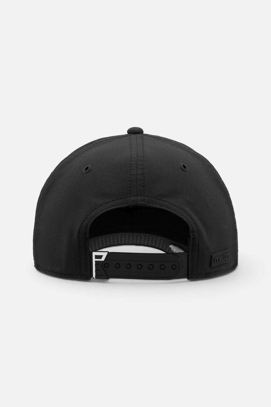 Melin Compass Links Hydro Hat in Black – back view