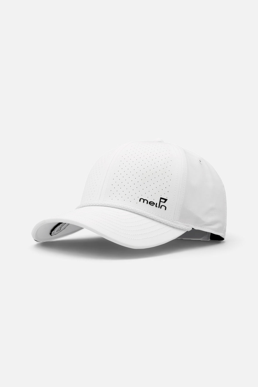 Melin Compass Links Hydro Hat in White – front view