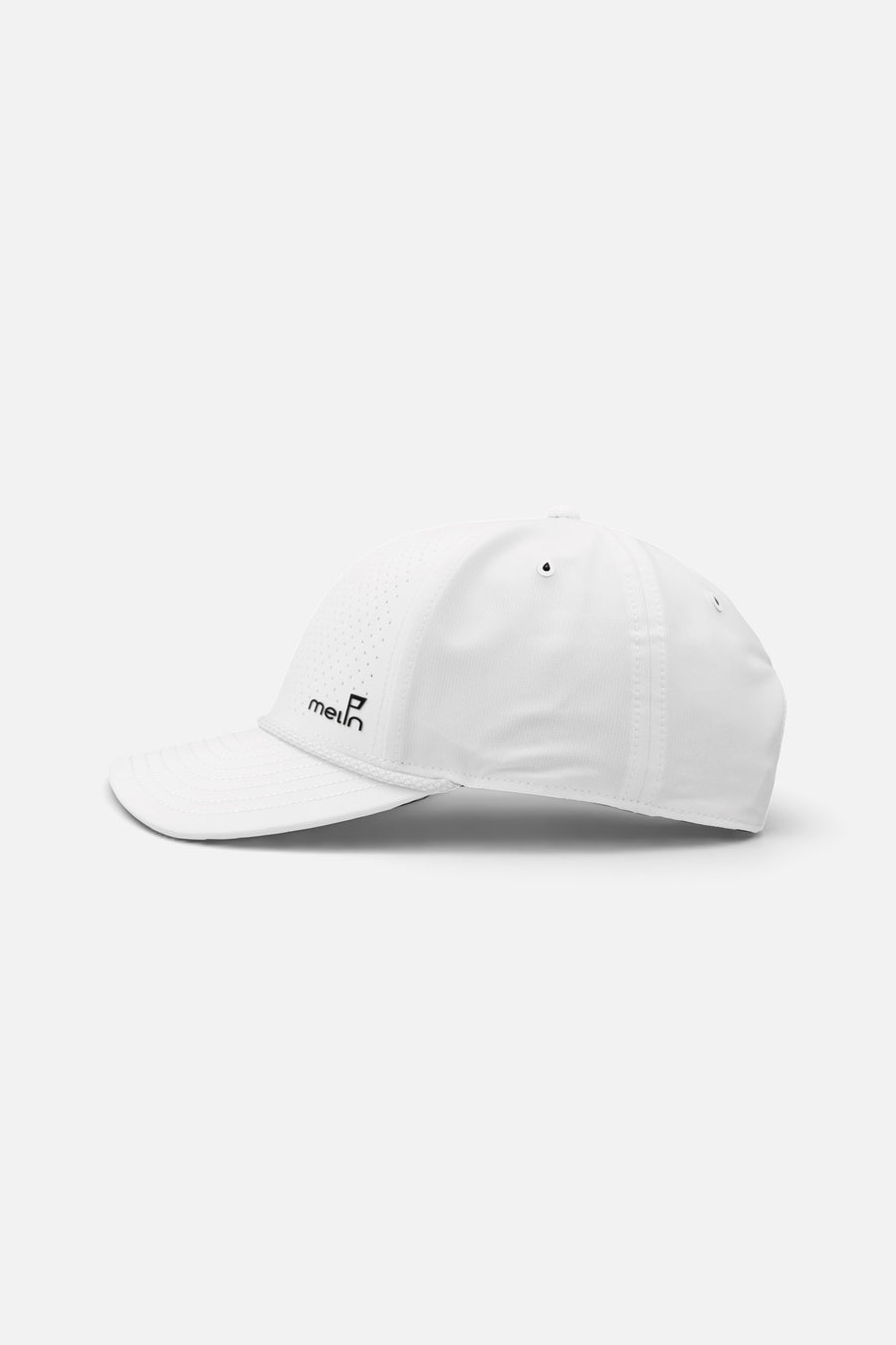 Melin Compass Links Hydro Hat in White – side view