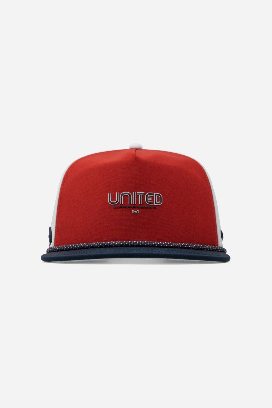 Melin Coronado Americana Hydro Hat in White / Red / Navy – back view