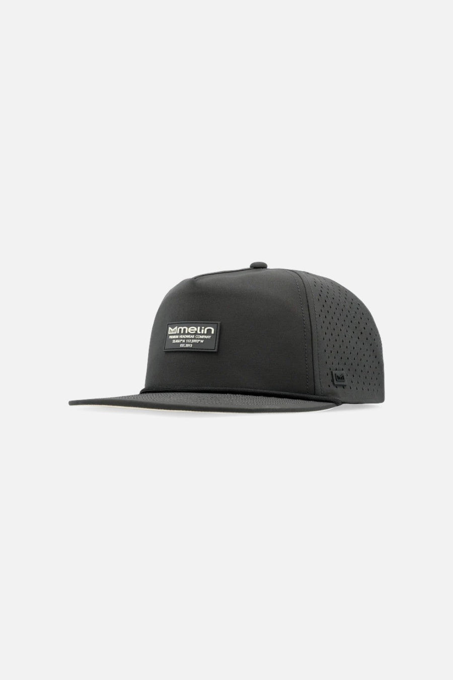 Melin Coronado Brick Hydro Cap in Faded Black – front view