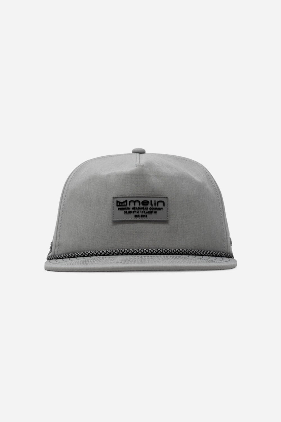 Melin Coronado Brick Hydro Hat in Heather Grey – back view