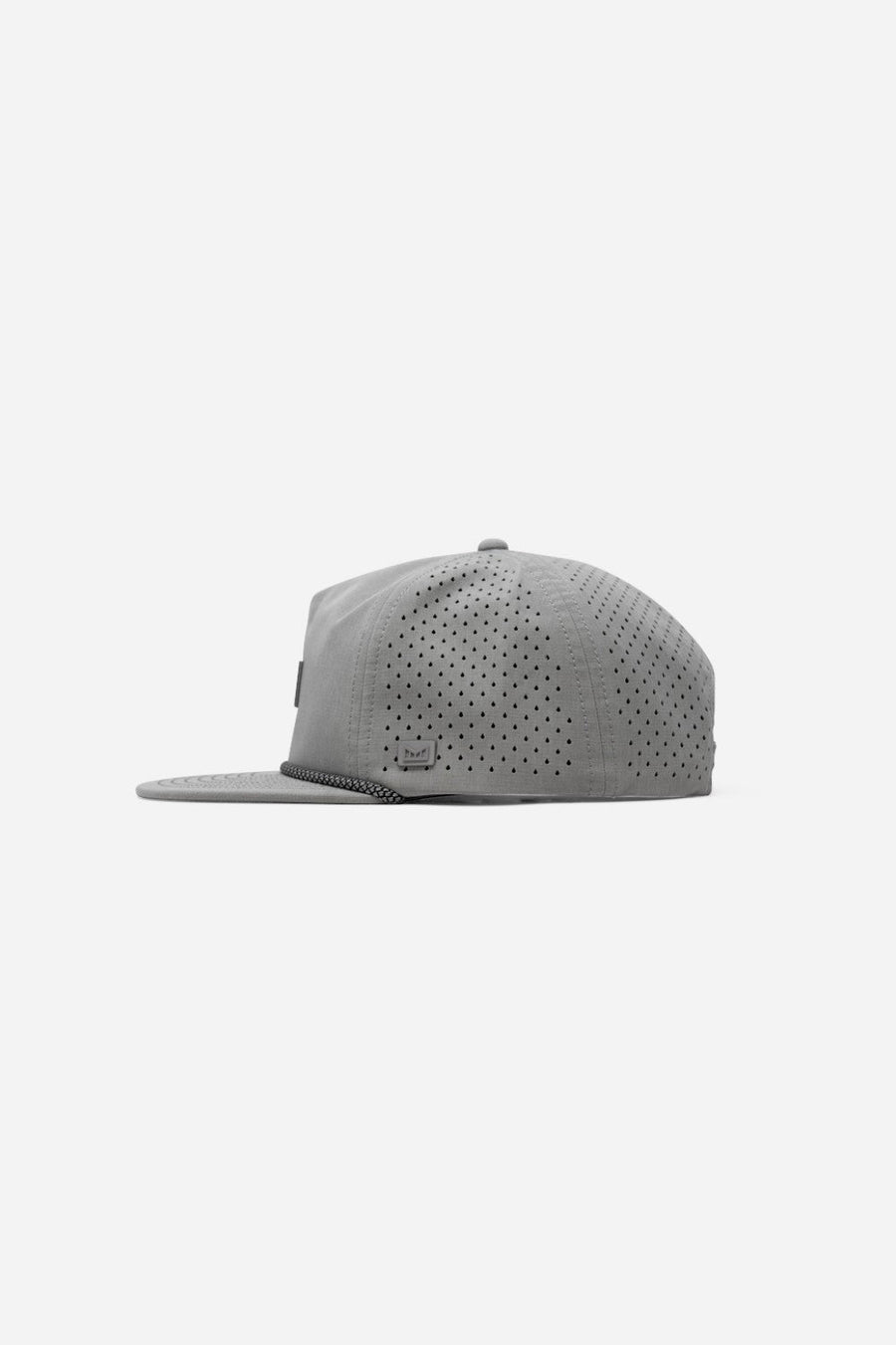 Melin Coronado Brick Hydro Hat in Heather Grey – side view