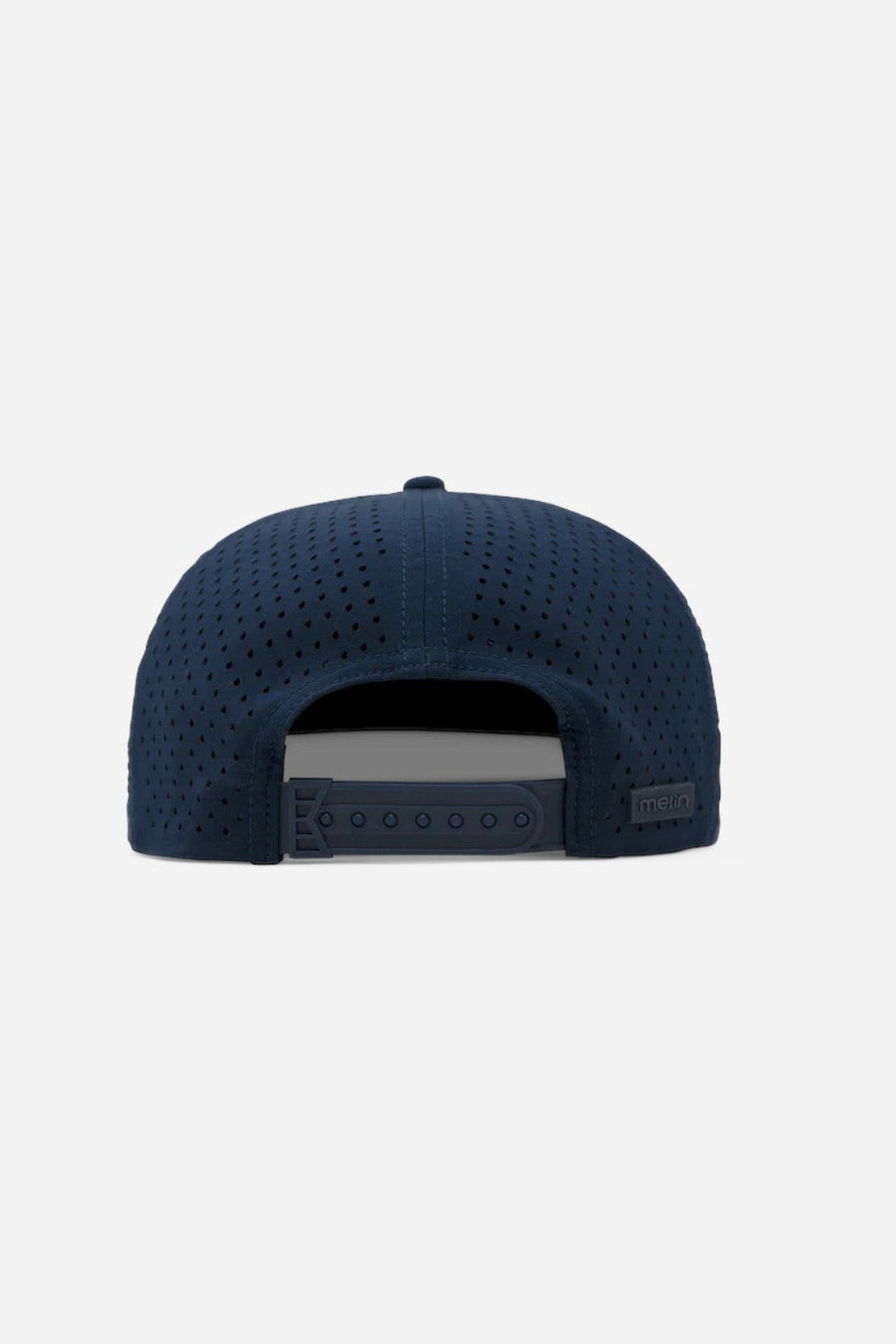 Melin Coronado Brick MPH Hydro Snapback Hat in Black Iris & White – detail