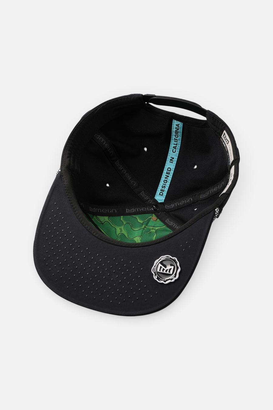 Melin Coronado Links Hydro Hat in Black – detail
