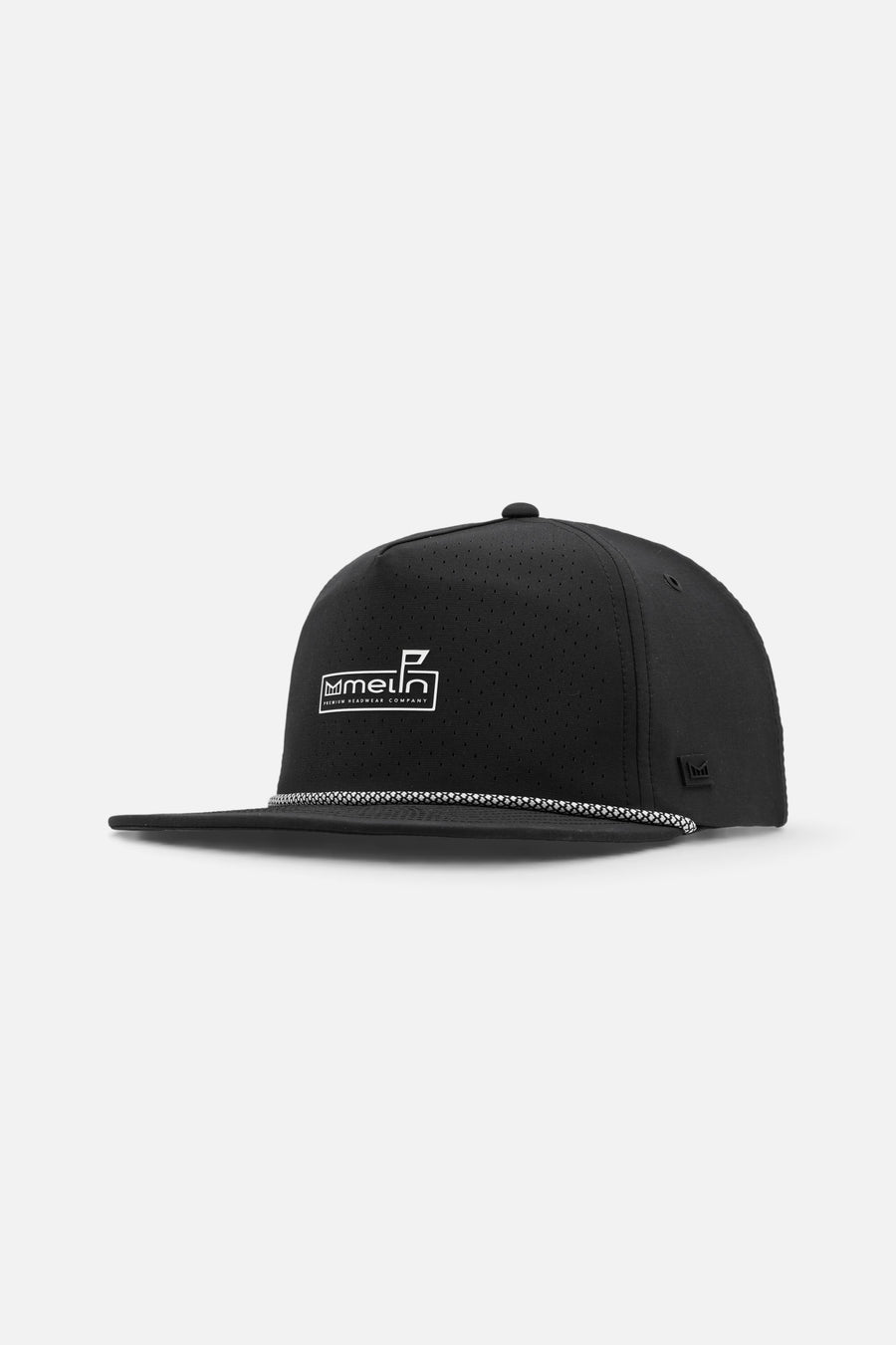 Melin Coronado Links Hydro Hat in Black – front view