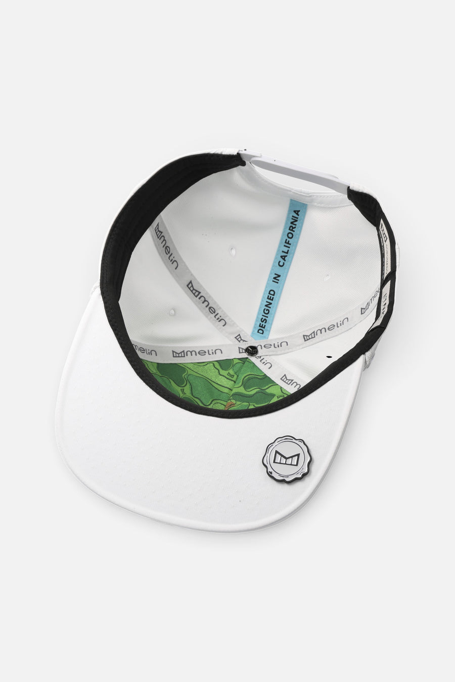 Melin Coronado Links Hydro Hat in White – detail