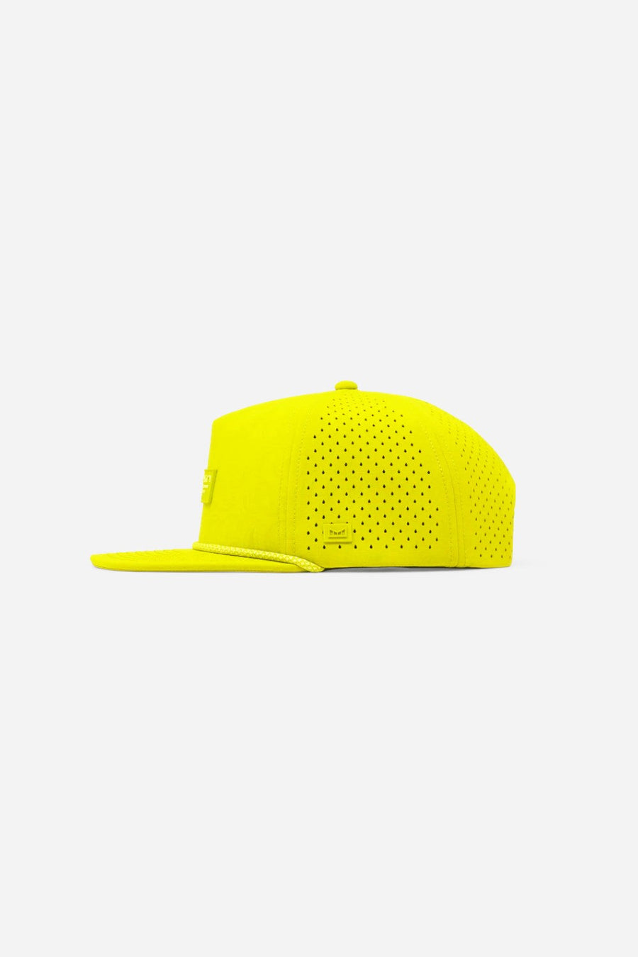 Melin Coronado Links Hydro Snapback Hat in Neon Yellow – side view
