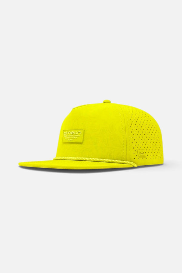 Melin Coronado Links Hydro Snapback Hat in Neon Yellow