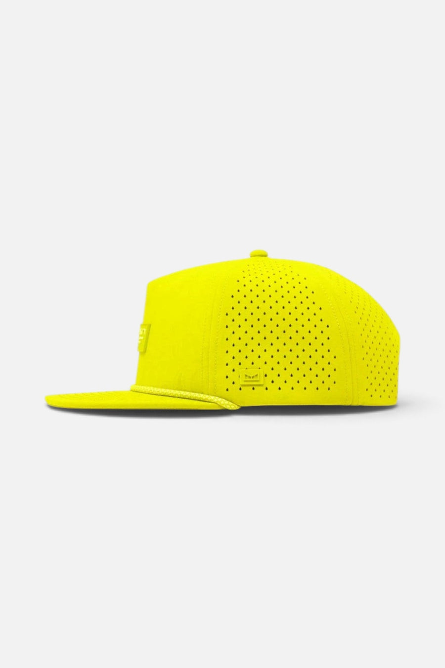 Melin Coronado Links Hydro Snapback Hat in Neon Yellow – side view