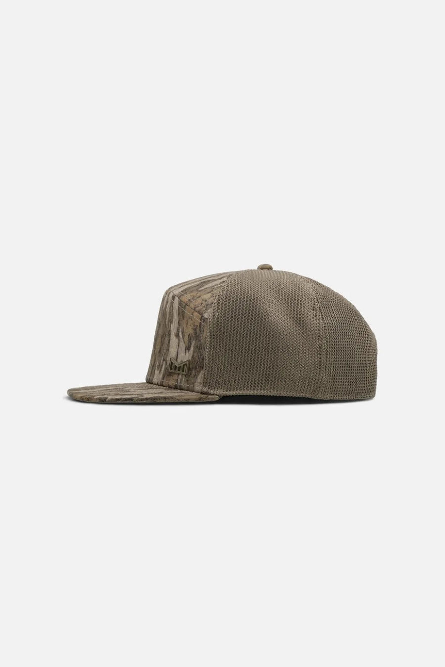 Melin Hydro Trenches Mossy Oak Cap in Bottomland – side view