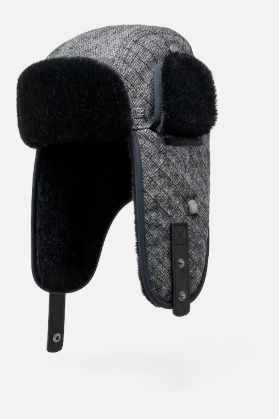 Melin Men's Thermal Aviator Scout Hat in Charcoal – back view