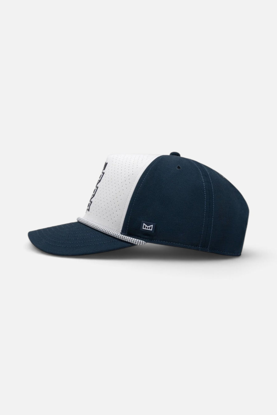 Melin Odysea Links Hydro Hat in Navy/White – side view