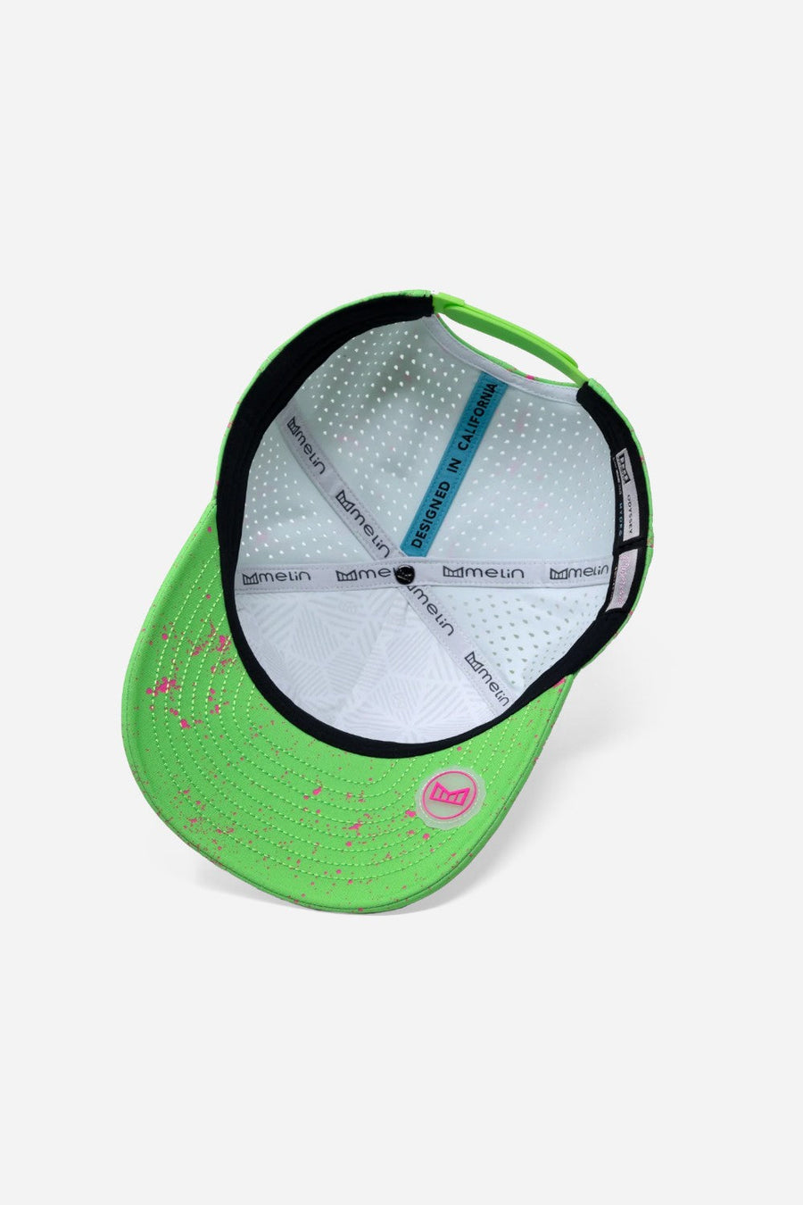 Melin Odysea Neon Hydro in Slime – flat lay