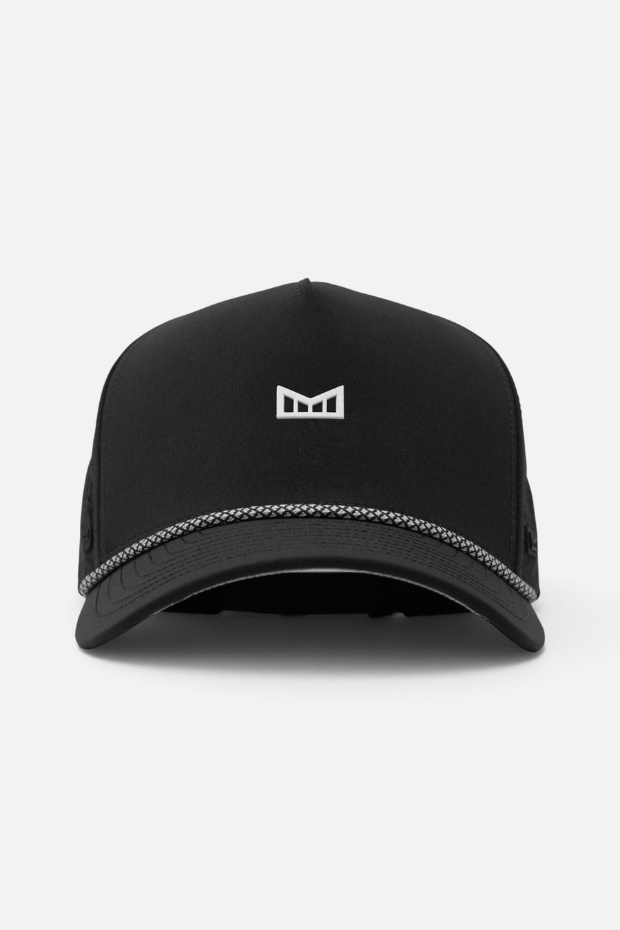Melin Odysea Rope Bulls Icon Hydro Hat in Black – back view
