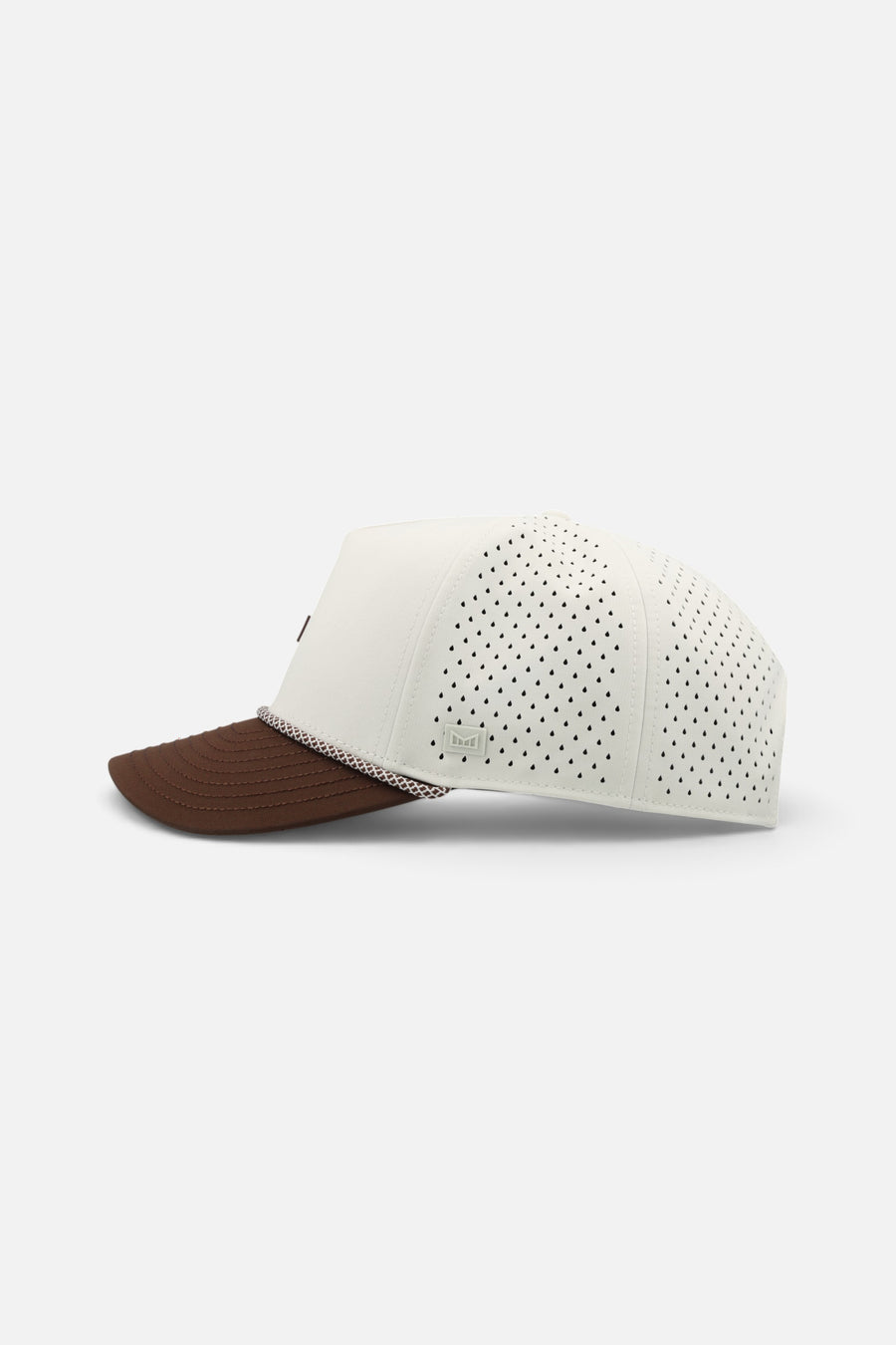 Melin Odysea Rope Bulls Icon Hydro Hat in Frosted Birch – side view