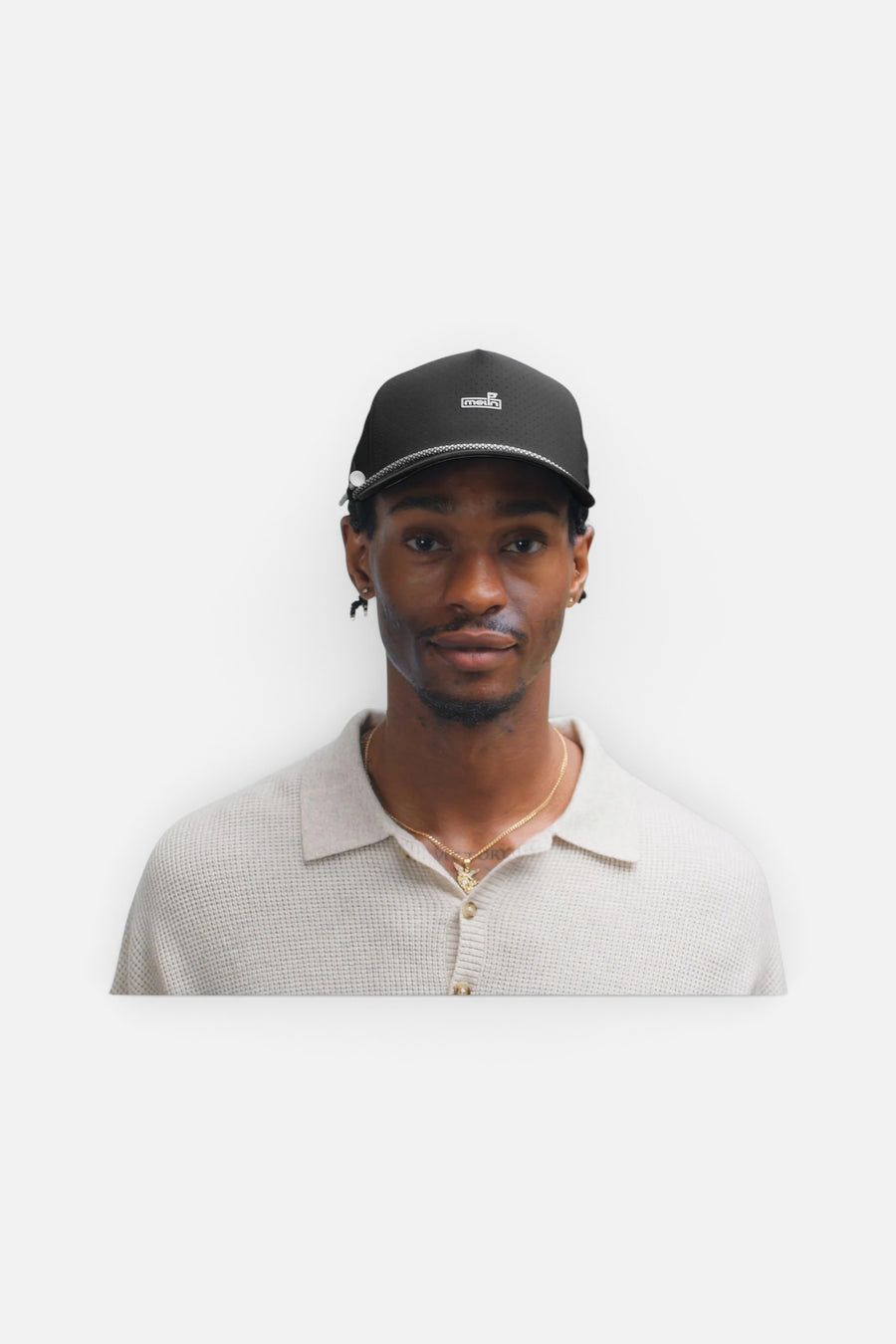 Melin Odysea Rope Links Hydro Hat in Black – alternate