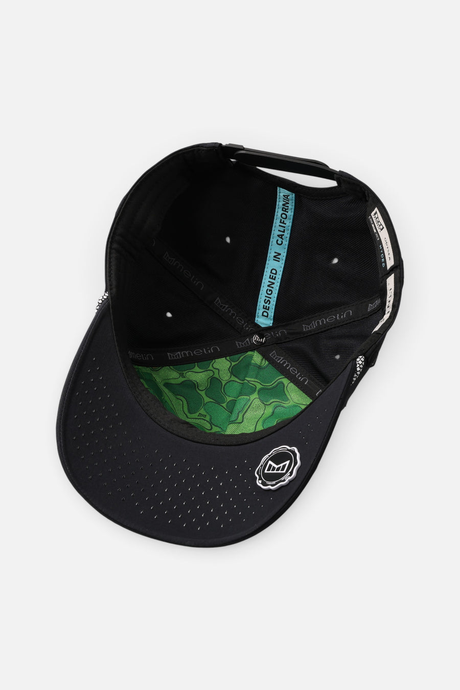 Melin Odysea Rope Links Hydro Hat in Black – detail